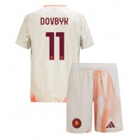 Camisa de time de futebol AS Roma Artem Dovbyk #11 Replicas 2º Equipamento Infantil 2024-25 Manga Curta (+ Calças curtas)